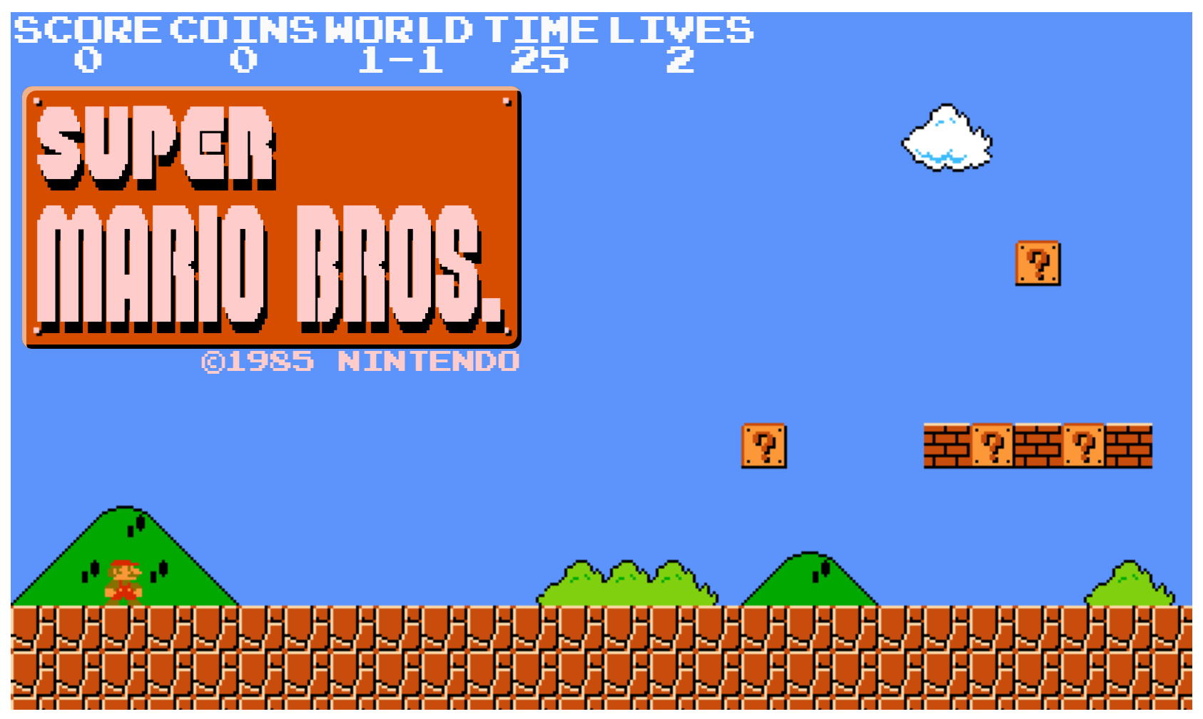 Super Mario game cover