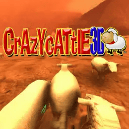 Crazy Cattle 3D gameplay with a charging bull in a city level